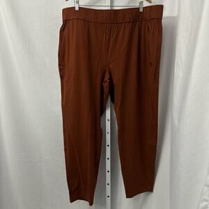 Alder Open Air Pants Women’s 3X Clay Pull On Elastic Waist Zip Pockets Athletic